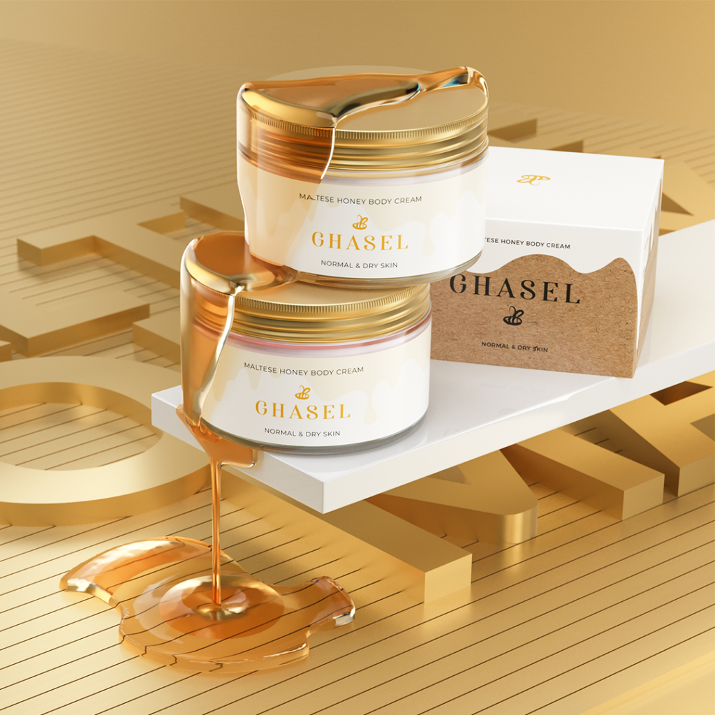 honey body cream ghasel