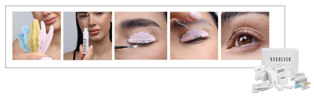 lash lift before and after