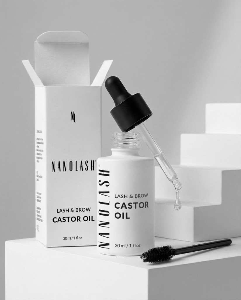 nanolash eyelashes castor oil